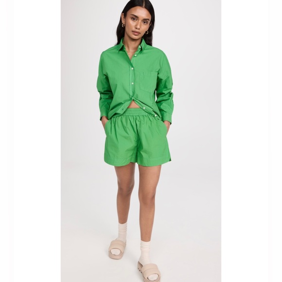 LMND Elastic Waist Chiara Short - Verde - Picture 2 of 6